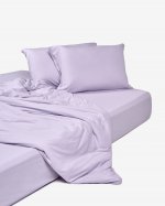 Простыня на резинке Tencel Лаванда 140х200