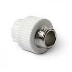 Муфта полипропиленовая 110 x 4" наружная резьба комбинированная (PP-R) PRO AQUA PA23530P